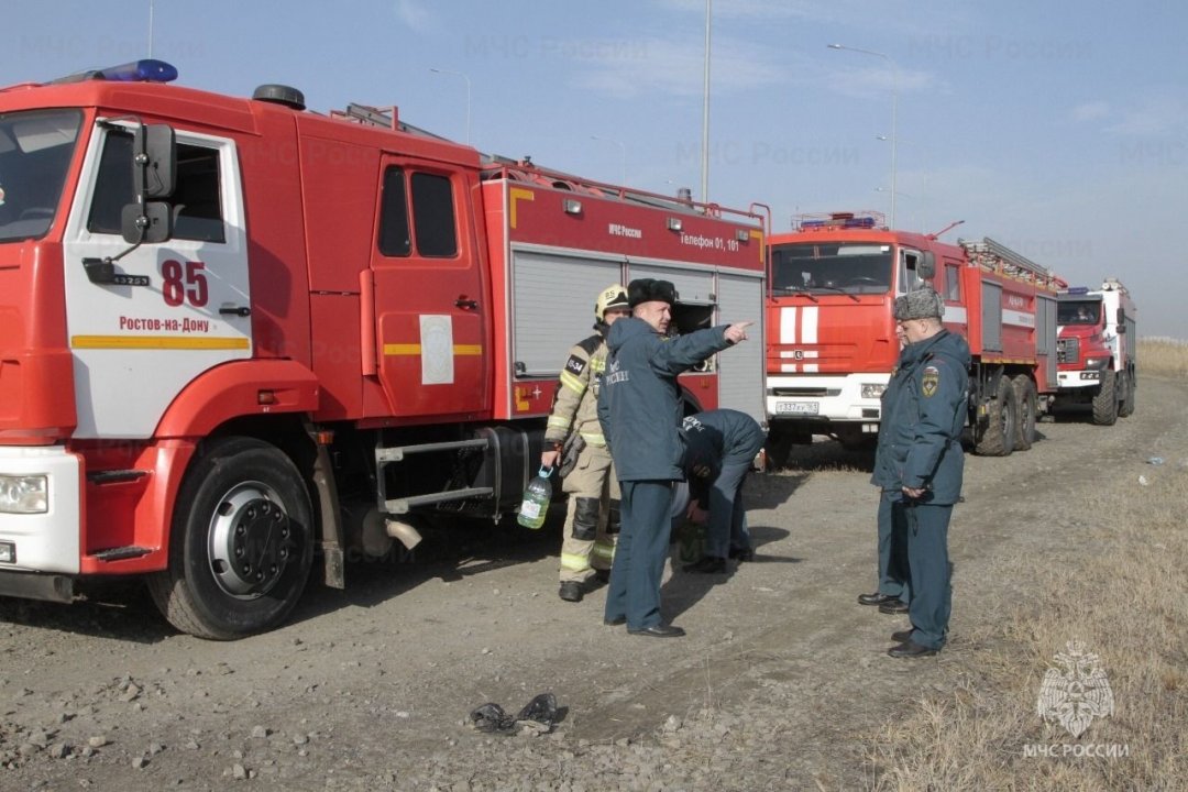 В Ростове провели плановое выжигание сухой травы